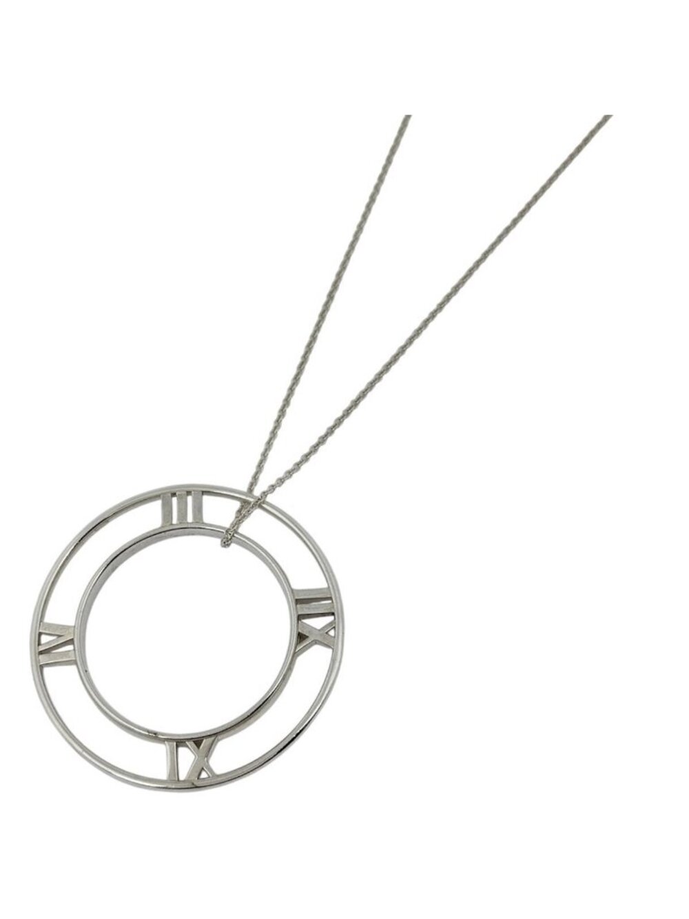 Tiffany & Co Necklace Atlas Round 925 Sterling Silver